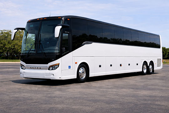 56-passenger charter bus rental The Dalles TX